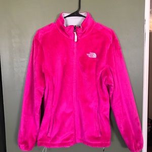 Fuzzy North Face Jacket